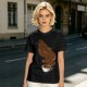 Olive T-Shirt With Coffee Wolf Steam Graphic Print