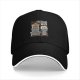 Black baseball cap with Howling Mad Tiki Lounge graphic print