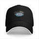 Black baseball cap with retro cassette tape 'I'm a Mess' graphic