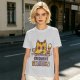 Olive T-Shirt With Cat Eating Snacks Frequent Snacks Print