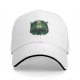 Black baseball cap with One Piece Roronoa Zoro graphic print