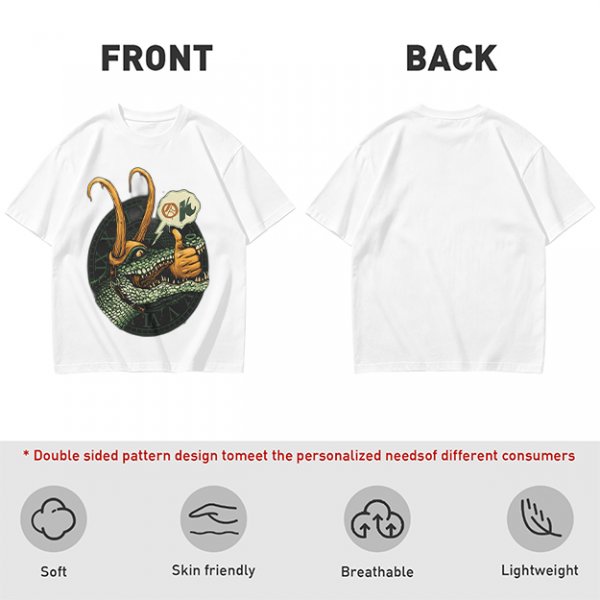 Alligator Loki Thumbs Up Graphic Tee