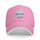 Black baseball cap with polar bear lifting barbell graphic