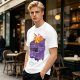 Olive T-Shirt With Burning Dumpster 'My Future' Graphic