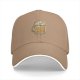 Black Baseball Cap with Beer Mug Sketch Graphic