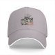 Black Baseball Cap With Raccoon Trash Graphic And Text