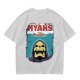Olive Graphic T-Shirt with Skeletor Jaws Parody Art