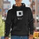 I Want To Believe Graphic Black Hoodie