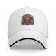 Black Baseball Cap With Praise The Slice Pizza Demon Graphic