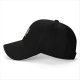 Black Baseball Cap With Whimsical Retro Animal Graphic Print