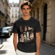 Olive T-Shirt with Japanese Food Monster Yokai Art Print