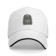 Black Baseball Cap With Cult Themed Archway Graphic