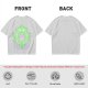 Olive Green T-Shirt With Leaf Shaped Tamagotchi Totoro Print