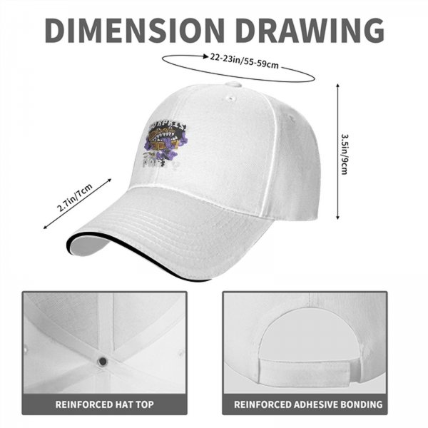 Surprise Party Monster Chest Graphic Black Baseball Cap