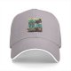 Black baseball cap with Creature's Tiki Lounge Seafood Bar graphic