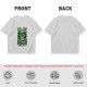 Olive green t-shirt with 'Don't Trust The Wizard' robot graphic print