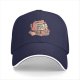 Black baseball cap with insert coffee to begin arcade graphic