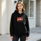 Dungeon Master Name Tag Dice Graphic Black Hoodie