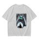 Olive T-shirt with My Neighbor Totoro Rain Scene Print