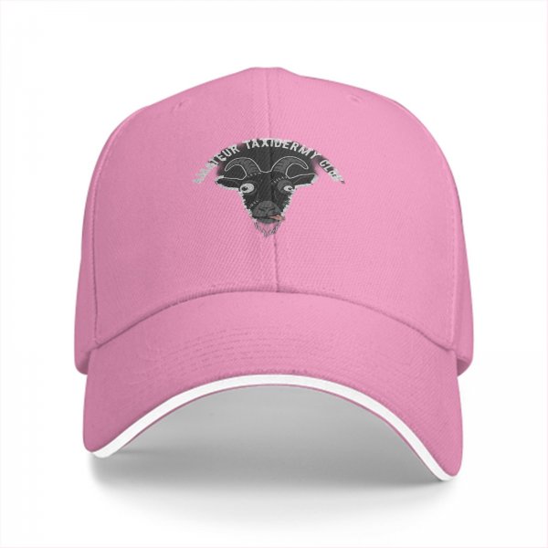 Amateur Taxidermy Club Goat Head Graphic Baseball Cap