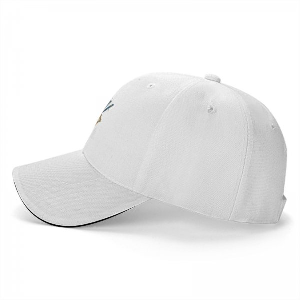 Black Baseball Cap With Playful Ramen Bowl Graphic Design