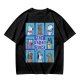 Olive green t-shirt with The Barky Bunch cartoon dog graphic
