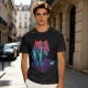 Olive T-Shirt With Vibrant Fantasy Creature Graphic Print