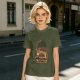 Olive T-Shirt With Sacred Fast Food Combo Graphic Print