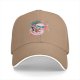 Black baseball cap with a relaxed axolotl graphic and 'RELAXOLOTL' text