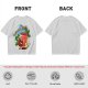 Olive green graphic t-shirt with caffeine team coffee cup and bean illustration