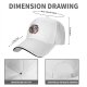 Black Baseball Cap With Chibi Warrior Girls Graphic Print