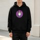 Black hoodie with 'Not The Mama!' dinosaur egg graphic