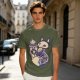 Halloween Skeleton Fox Holding Ghoul Brew Cup T-Shirt