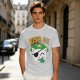 Kiss Me Pirate Cat Shamrock Graphic T-Shirt