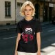 Olive Green T-Shirt With Bearded Ladybug Print