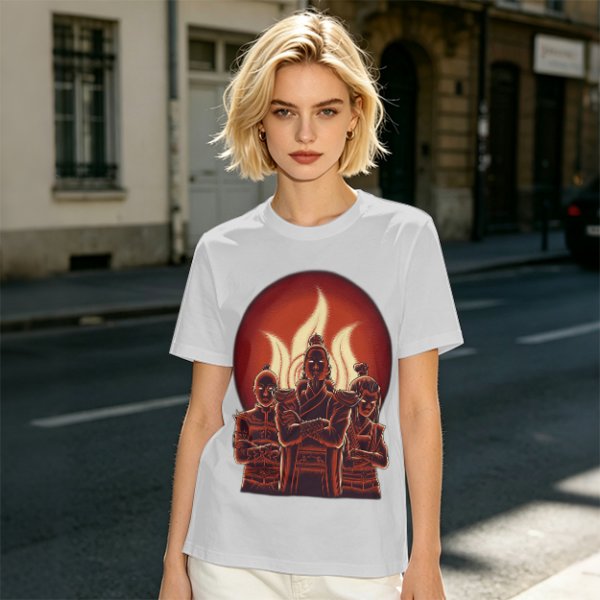 Avatar Fire Nation Characters Graphic Tee