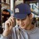 Black Baseball Cap With Domestic Cat Behavior Illustrations