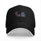 Black Baseball Cap With Knight By Campfire Graphic Print