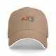 Black Baseball Cap with Sleeping Sloth Workout Graphic