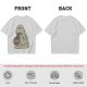 Olive T-Shirt Featuring Godzilla Eating Ramen
