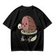 Olive T-Shirt With Funny Hamlet Ham And Skull Graphic Print