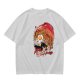 Olive T-Shirt With Ramen Skull Graphic Print