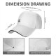 Black Baseball Cap With Cute Drumming Character Embroidery