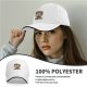 Black baseball cap with funny email cartoon graphic and text