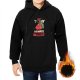 Black hoodie with 'Not Today I'm Berry Tired' strawberry graphic