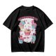 Olive T-Shirt With Cute Dinosaur Ice Cream Graphic Print