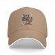 Black baseball cap with Khorne Flakes fantasy warrior print