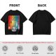 Dungeons and Dragons Polyhedral Dice Rainbow Graphic T-Shirt