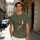 Olive T-Shirt With Grim Reaper Coffee Enjoy Your Monday Print