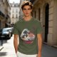 Olive T-Shirt Featuring The Great Wave Off Kanagawa Ramen Bowl Art